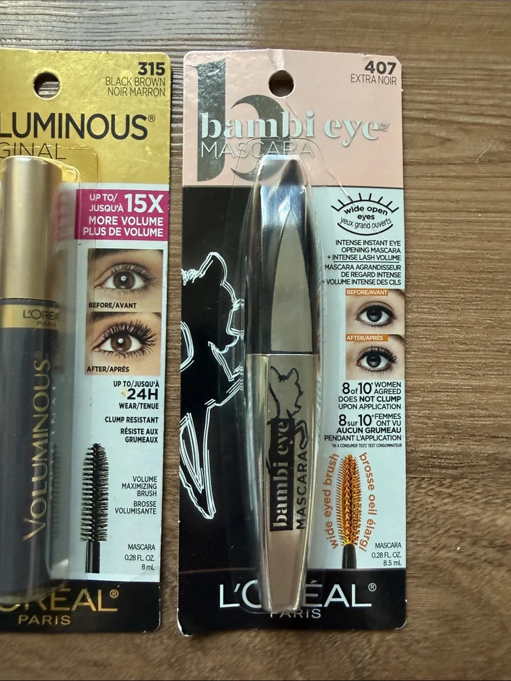 NWT Loreal Mascara Bundle Bambi Eye Voluminous Original